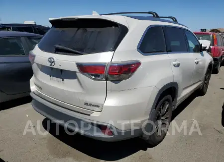 TOYOTA HIGHLANDER 2016 vin 5TDJKRFH0GS343821 from auto auction Copart