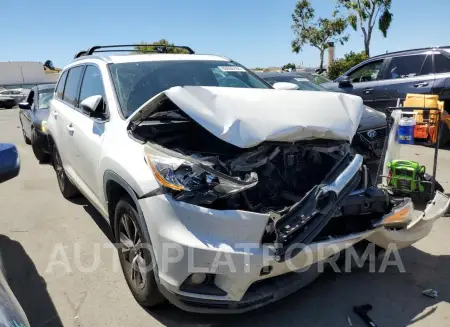 TOYOTA HIGHLANDER 2016 vin 5TDJKRFH0GS343821 from auto auction Copart