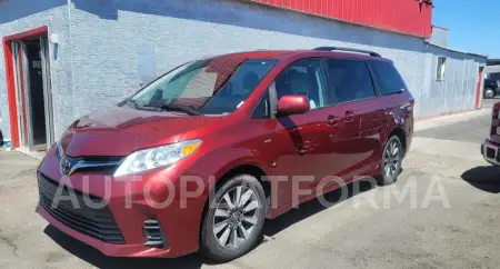 TOYOTA SIENNA LE 2020 vin 5TDJZ3DC5LS246771 from auto auction Copart