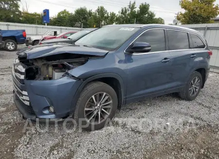 TOYOTA HIGHLANDER 2017 vin 5TDJZRFH0HS454611 from auto auction Copart