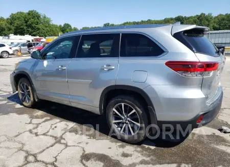 TOYOTA HIGHLANDER 2018 vin 5TDJZRFH2JS553291 from auto auction Copart