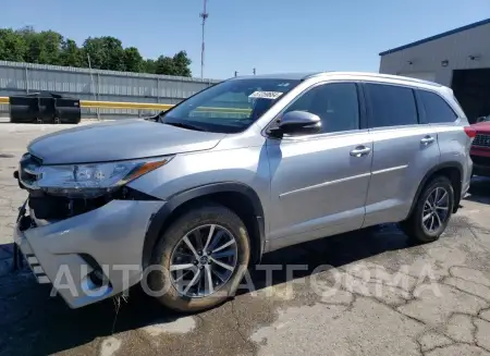 TOYOTA HIGHLANDER 2018 vin 5TDJZRFH2JS553291 from auto auction Copart