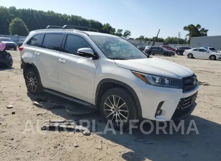 TOYOTA HIGHLANDER 2017 vin 5TDJZRFH6HS513872 from auto auction Copart