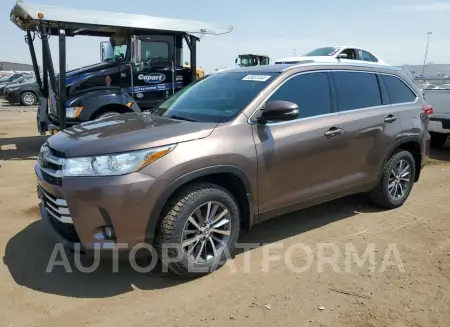 Toyota Highlander 2019 2019 vin 5TDJZRFH7KS921367 from auto auction Copart