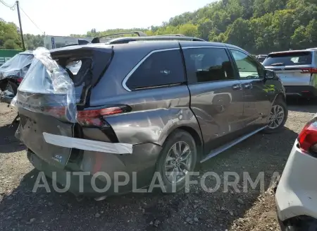 TOYOTA SIENNA XLE 2022 vin 5TDYSKFC7NS073560 from auto auction Copart