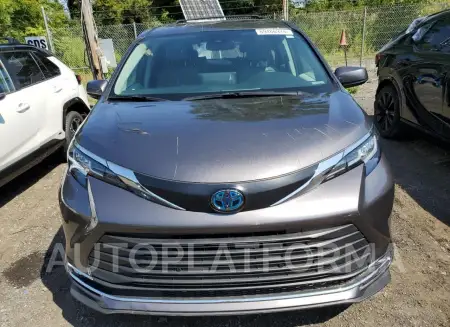 TOYOTA SIENNA XLE 2022 vin 5TDYSKFC7NS073560 from auto auction Copart