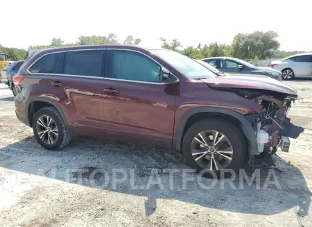 TOYOTA HIGHLANDER 2018 vin 5TDZZRFH8JS257078 from auto auction Copart