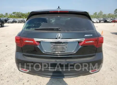 ACURA MDX TECHNO 2016 vin 5FRYD3H43GB005607 from auto auction Copart