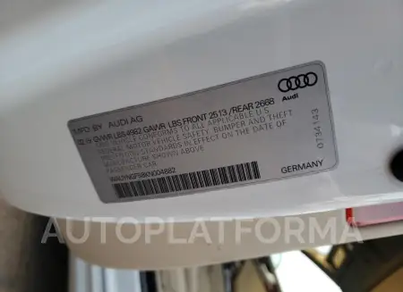 AUDI A5 PREMIUM 2019 vin WAUYNGF58KN004882 from auto auction Copart