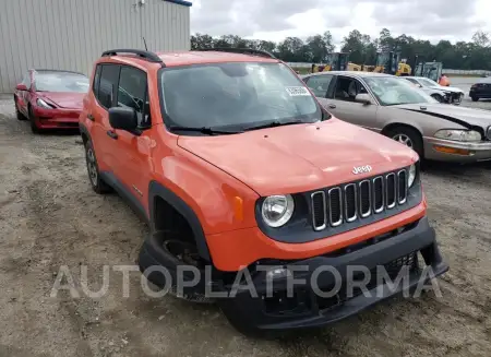 JEEP RENEGADE S 2017 vin ZACCJAAB7HPF24624 from auto auction Copart