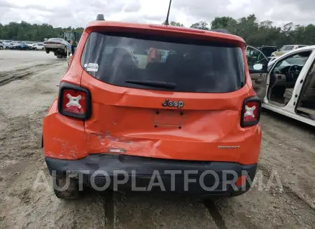 JEEP RENEGADE S 2017 vin ZACCJAAB7HPF24624 from auto auction Copart