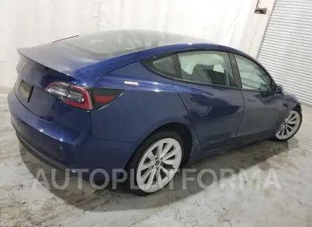 TESLA MODEL 3 2022 vin 5YJ3E1EA3NF370468 from auto auction Copart