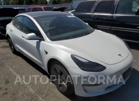 TESLA MODEL 3 2022 vin 5YJ3E1EA8NF376380 from auto auction Copart