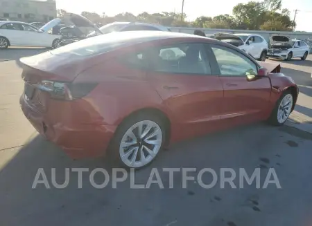 TESLA MODEL 3 2022 vin 5YJ3E1EB3NF305144 from auto auction Copart