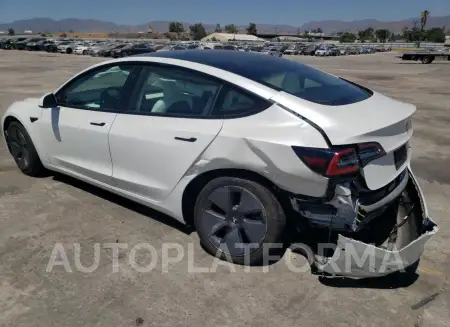 TESLA MODEL 3 2022 vin 5YJ3E1EB6NF270308 from auto auction Copart