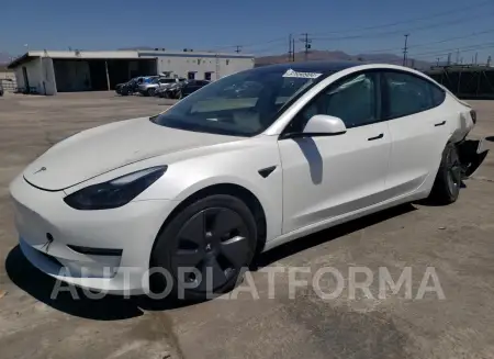 Tesla Model 3 2022 2022 vin 5YJ3E1EB6NF270308 from auto auction Copart