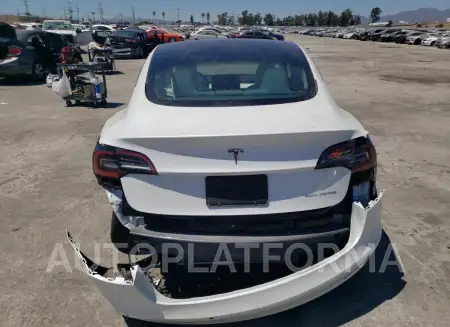 TESLA MODEL 3 2022 vin 5YJ3E1EB6NF270308 from auto auction Copart