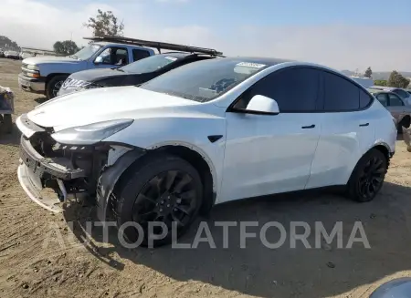 TESLA MODEL Y 2021 vin 5YJYGDEE0MF275109 from auto auction Copart