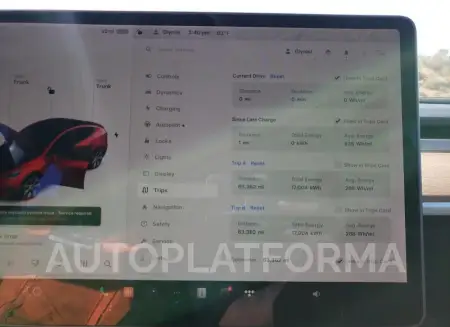 TESLA MODEL Y 2021 vin 5YJYGDEE3MF114981 from auto auction Copart