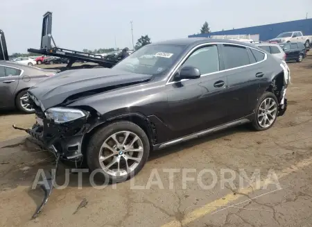 BMW X6 XDRIVE4 2021 vin 5UXCY6C08M9D78221 from auto auction Copart