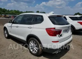 BMW X3 XDRIVE2 2017 vin 5UXWX9C38H0W70986 from auto auction Copart