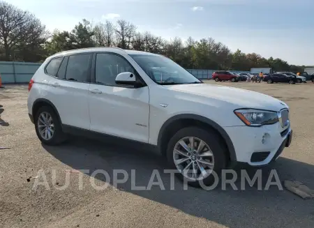 BMW X3 XDRIVE2 2017 vin 5UXWX9C56H0D98989 from auto auction Copart