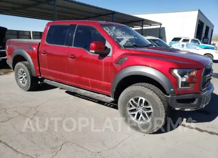 FORD F150 RAPTO 2018 vin 1FTFW1RG0JFD28239 from auto auction Copart