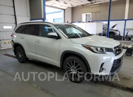 TOYOTA HIGHLANDER 2018 vin 5TDJZRFH6JS840388 from auto auction Copart