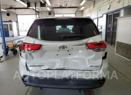 TOYOTA HIGHLANDER 2018 vin 5TDJZRFH6JS840388 from auto auction Copart