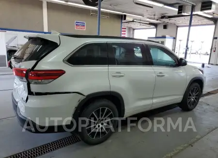 TOYOTA HIGHLANDER 2018 vin 5TDJZRFH6JS840388 from auto auction Copart