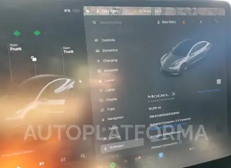 TESLA MODEL 3 2018 vin 5YJ3E1EA9JF028159 from auto auction Copart