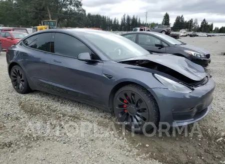 TESLA MODEL 3 2023 vin 5YJ3E1EC5PF405077 from auto auction Copart