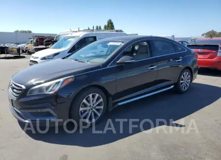 Hyundai Sonata 2017 2017 vin 5NPE34AF5HH569870 from auto auction Copart