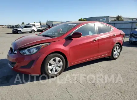 Hyundai Elantra 2016 2016 vin KMHDH4AE7GU542769 from auto auction Copart