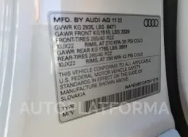 AUDI Q8 PREMIUM 2023 vin WA1EVBF1XPD011278 from auto auction Copart