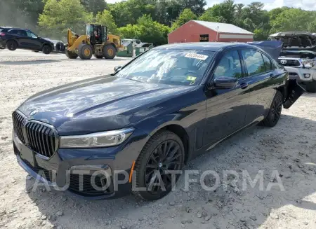 BMW 750XI 2022 2022 vin WBA7U2C06NCH87844 from auto auction Copart