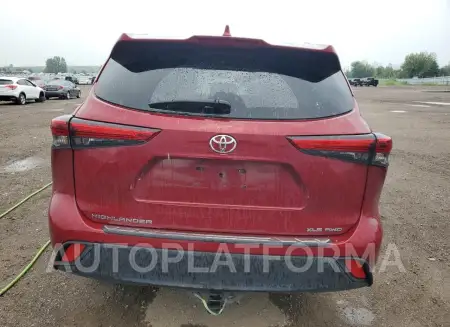 TOYOTA HIGHLANDER 2020 vin 5TDGZRBH8LS017691 from auto auction Copart