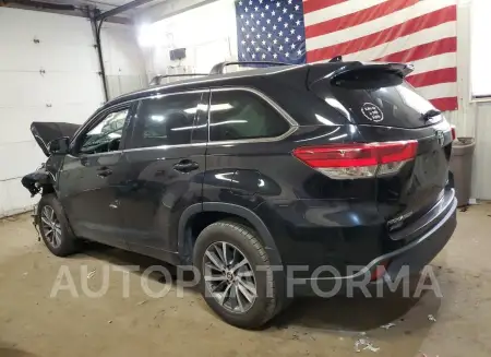 TOYOTA HIGHLANDER 2017 vin 5TDJZRFH4HS423460 from auto auction Copart