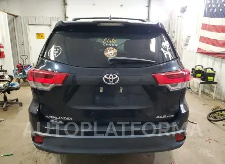 TOYOTA HIGHLANDER 2017 vin 5TDJZRFH4HS423460 from auto auction Copart