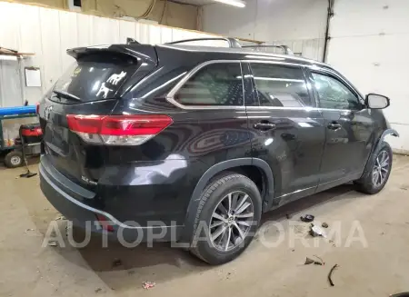 TOYOTA HIGHLANDER 2017 vin 5TDJZRFH4HS423460 from auto auction Copart