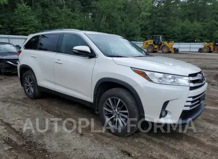 TOYOTA HIGHLANDER 2019 vin 5TDJZRFH6KS605314 from auto auction Copart