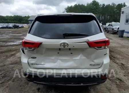 TOYOTA HIGHLANDER 2019 vin 5TDJZRFH6KS605314 from auto auction Copart