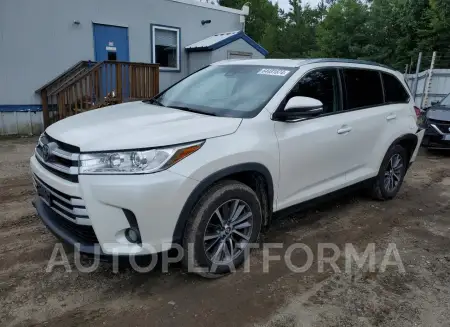 TOYOTA HIGHLANDER 2019 vin 5TDJZRFH6KS605314 from auto auction Copart