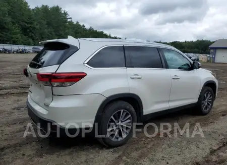 TOYOTA HIGHLANDER 2019 vin 5TDJZRFH6KS605314 from auto auction Copart