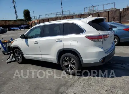 TOYOTA HIGHLANDER 2016 vin 5TDKKRFH0GS141694 from auto auction Copart