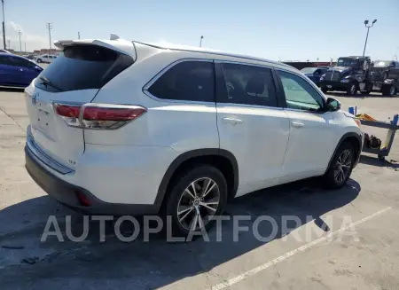 TOYOTA HIGHLANDER 2016 vin 5TDKKRFH0GS141694 from auto auction Copart