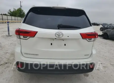 TOYOTA HIGHLANDER 2019 vin 5TDKZRFH3KS552219 from auto auction Copart