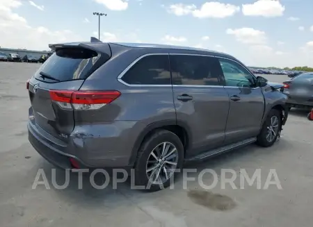 TOYOTA HIGHLANDER 2019 vin 5TDKZRFH3KS574687 from auto auction Copart