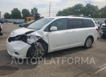 Toyota Sienna XLE 2015 2015 vin 5TDYK3DC4FS605552 from auto auction Copart