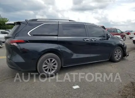 TOYOTA SIENNA XLE 2022 vin 5TDYRKEC0NS101938 from auto auction Copart